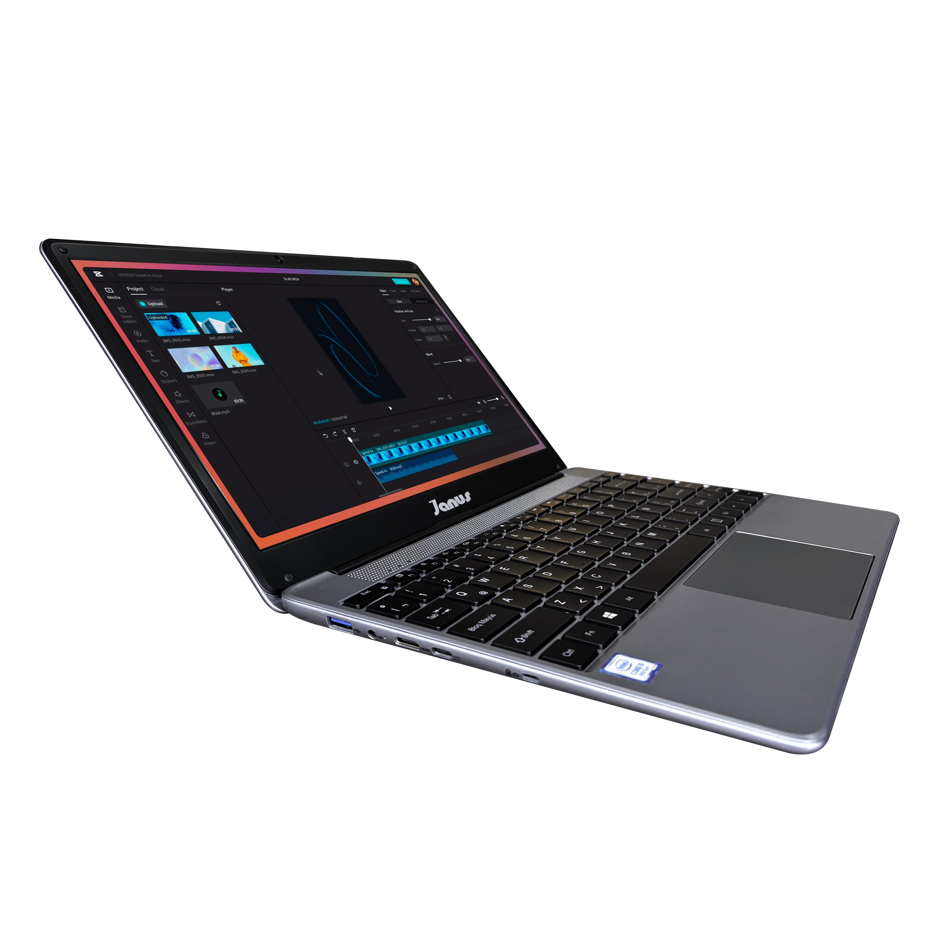 COMPUTADOR PORTATIL JANUS I3 10110U / 8GB / 1TB M.2 / LCD 14'' FULL HD / TECLADO RETROILUMINADO + LICENCIA DE WIND. 11 + LICENCIA McAfee