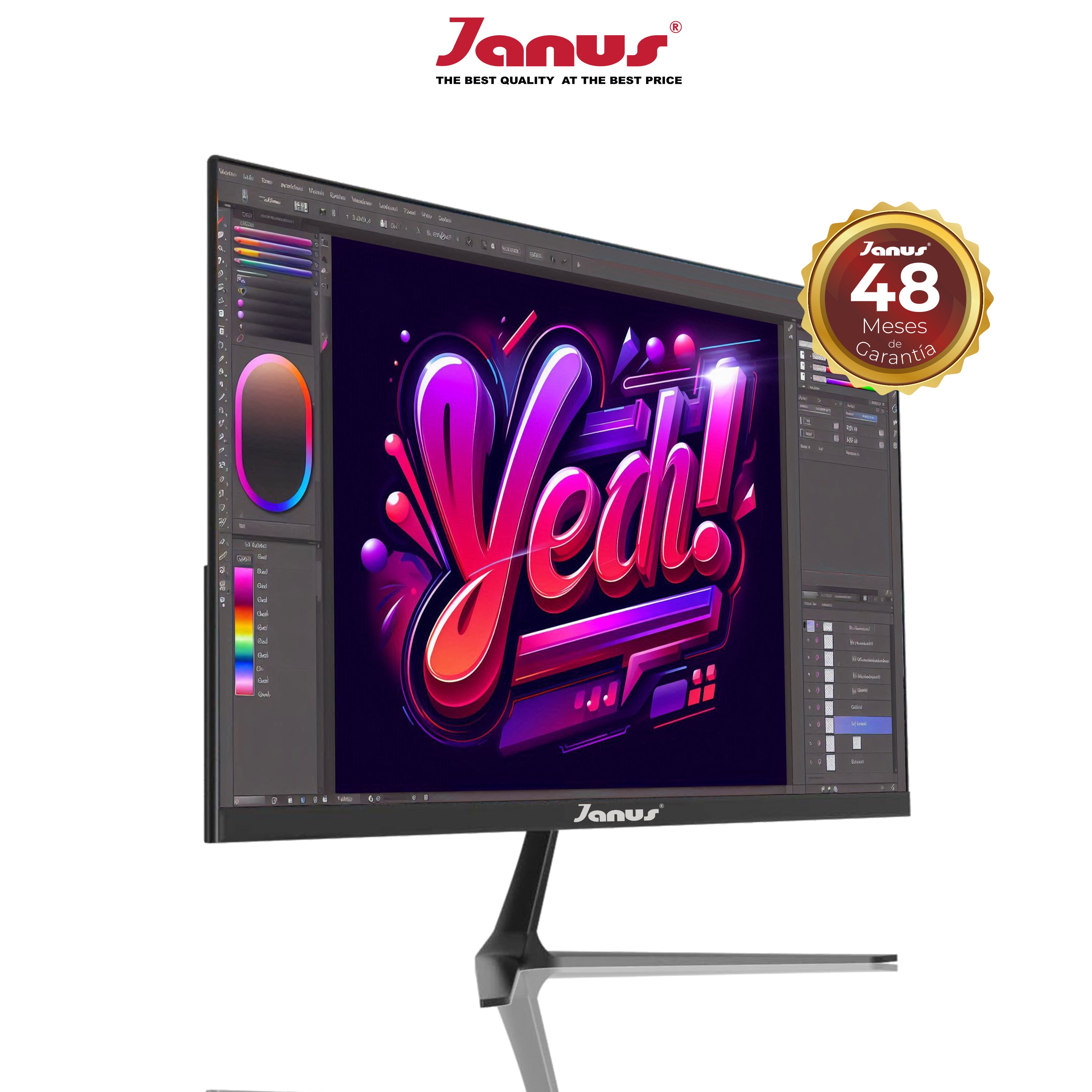 MONITOR JANUS 27" IPS FULL HD 100HZ NEGRO