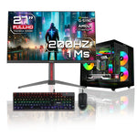 Computador Gamer Janus Amd Ryzen 5 8600G Memoria Ram 16Gb Rgb Ddr5 Ssd 512Gb M.2   Board A620M-E Pro   Refrigeracion Liquida 240Mm Negra Fuente Janus 650W 80 Plus Bronze