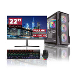 Computador Gamer Janus Amd Ryzen 7 9700X Memoria Ram 32Gb Rgb Ddr5 Ssd 1Tb M.2  Rx 7700 Xt Board B650 Gaming Plus Wifi   Refrigeracion Liquida 360Mm Negra Fuente Janus 650W 80 Plus Bronze