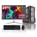 Computador Gamer Janus Amd Ryzen 7 9700X Memoria Ram 32Gb Rgb Ddr5 Ssd 1Tb M.2  Rx 7700 Xt Board B650 Gaming Plus Wifi   Refrigeracion Liquida 360Mm Negra Fuente Janus 650W 80 Plus Bronze