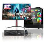 Computador Gamer Janus INTEL CORE I5 12400 MEMORIA RAM 16GB RGB SSD 512GB M.2   Board H610M-AC   Refrigeracion Liquida 360MM NEGRA FUENTE Janus 400W
