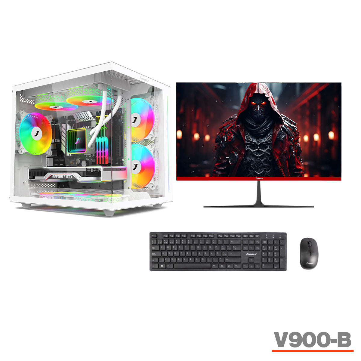 COMPUTADOR GAMER JANUS INTEL CORE I7 12700F MEMORIA RAM 16GB RGB SSD 1TB M.2  RTX 3050 BOARD B660M   REFRIGERACION LIQUIDA 240MM BLANCA FUENTE JANUS 550W