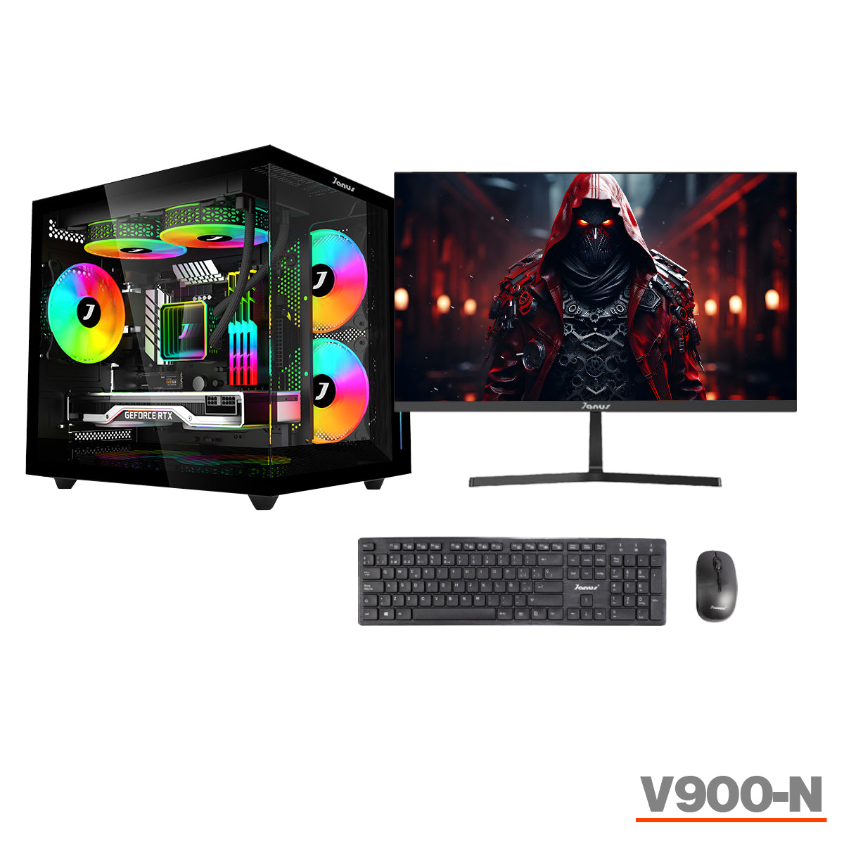 COMPUTADOR GAMER JANUS AMD RYZEN 7 8700G MEMORIA RAM 16GB RGB DDR5 SSD 1TB M.2   BOARD A620M-E PRO   REFRIGERACION LIQUIDA 240MM NEGRA FUENTE JANUS 650W 80 PLUS BRONZE